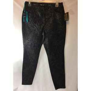 Style & Co Pants Size 6 Brown Black Animal‎ Print